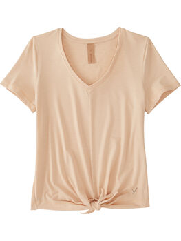 Solar Flair Front Tie Tee