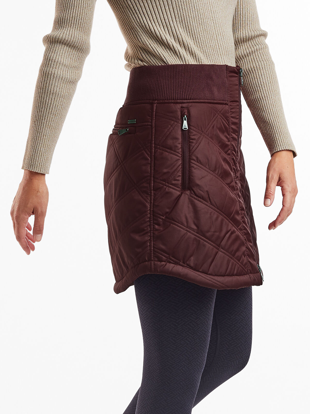 Quilted Skirt: Prana Zero Chill | Title Nine