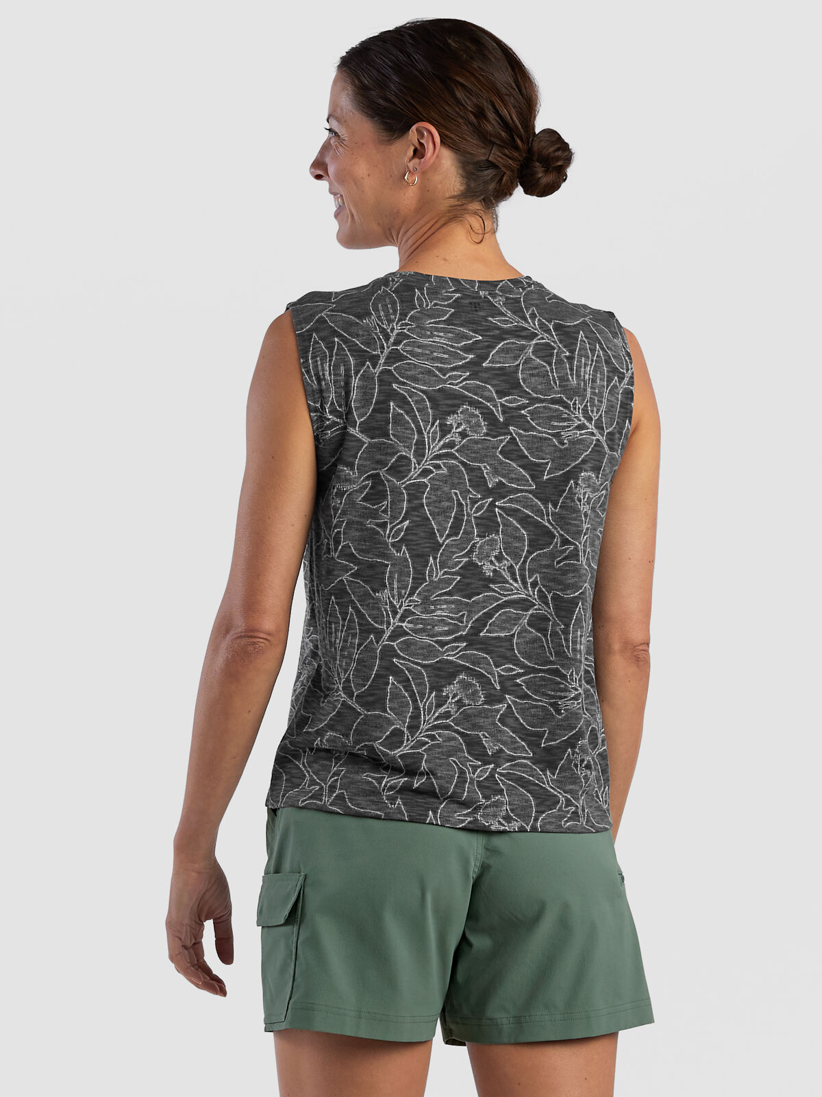 Women's Muscle Tank Top: Ravine - Woodlands