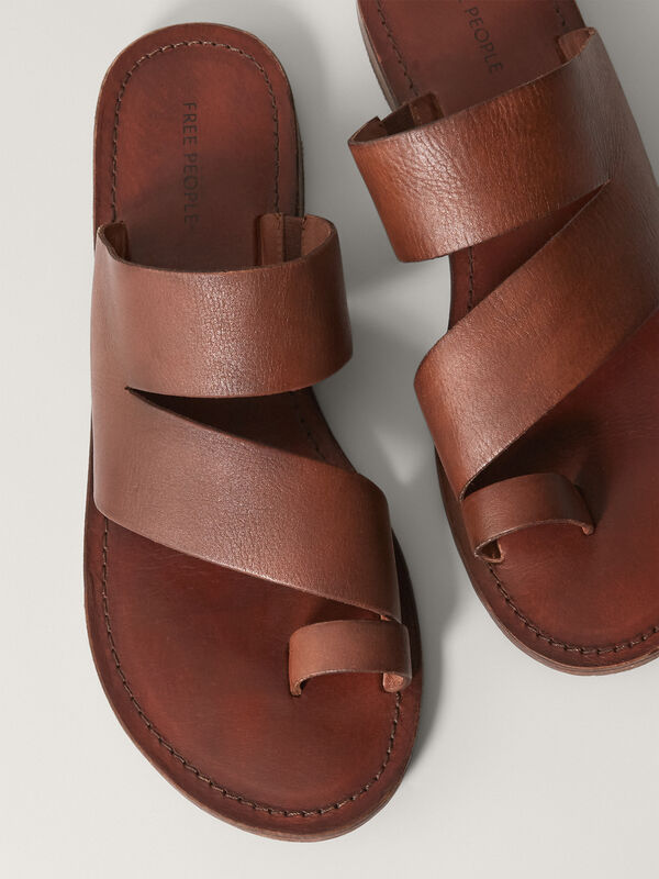 Free People Abilene Toe Loop Sandals Leather Sandals