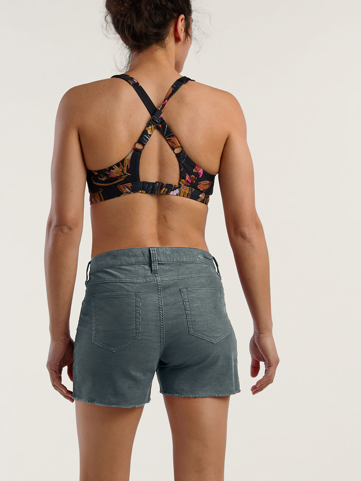 Women's Corduroy Cut Off Shorts