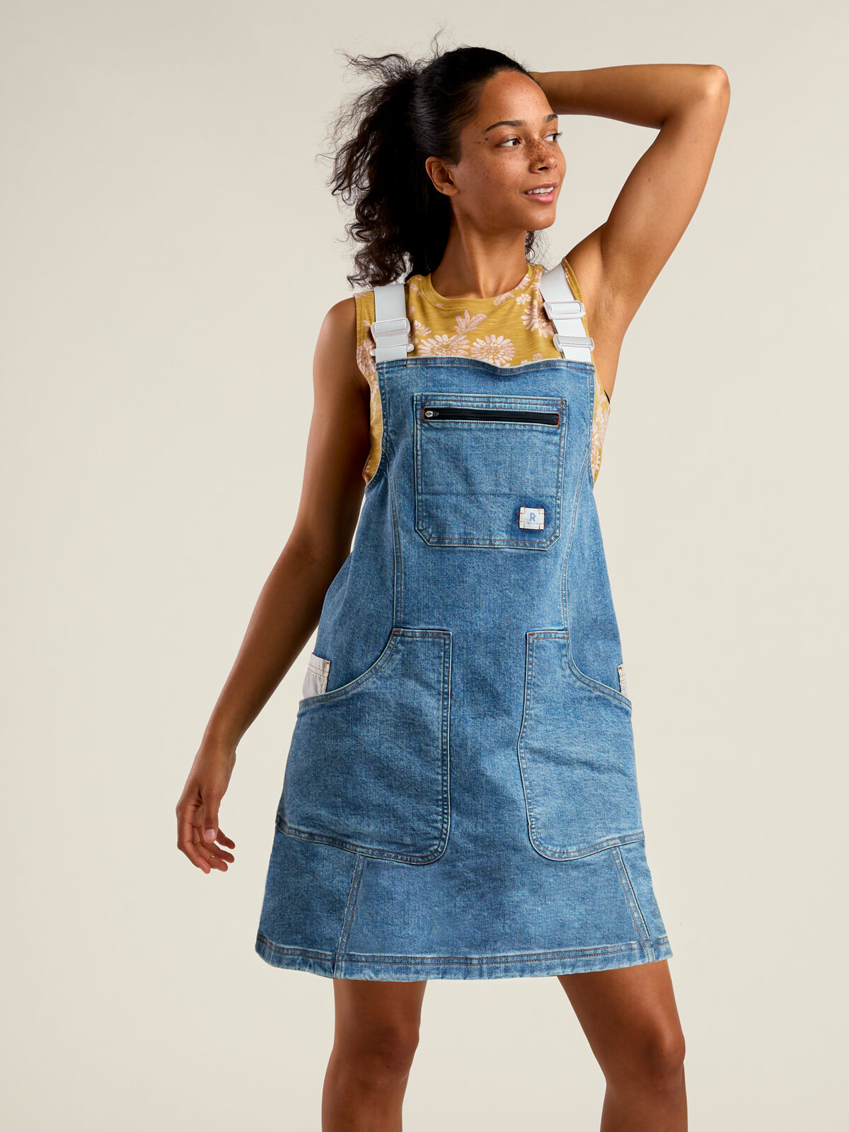 Ripton Arvo Jean Overall Dress Utility Denim | Title Nine