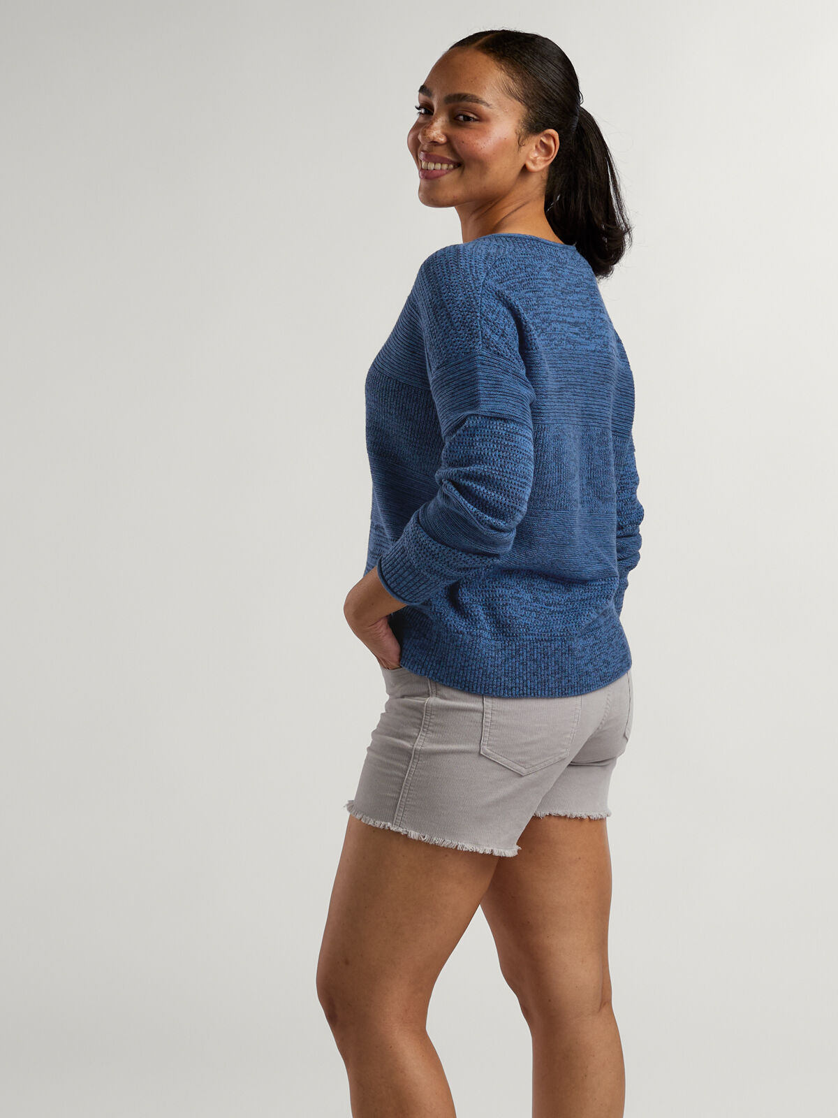 Women's Relaxed V-Neck Sweater Avila | Title Nine