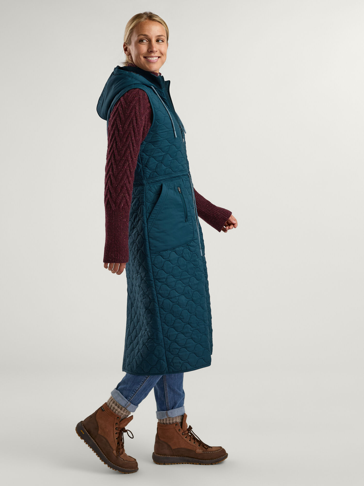 Pinyon Quilted Midi Dress, , original