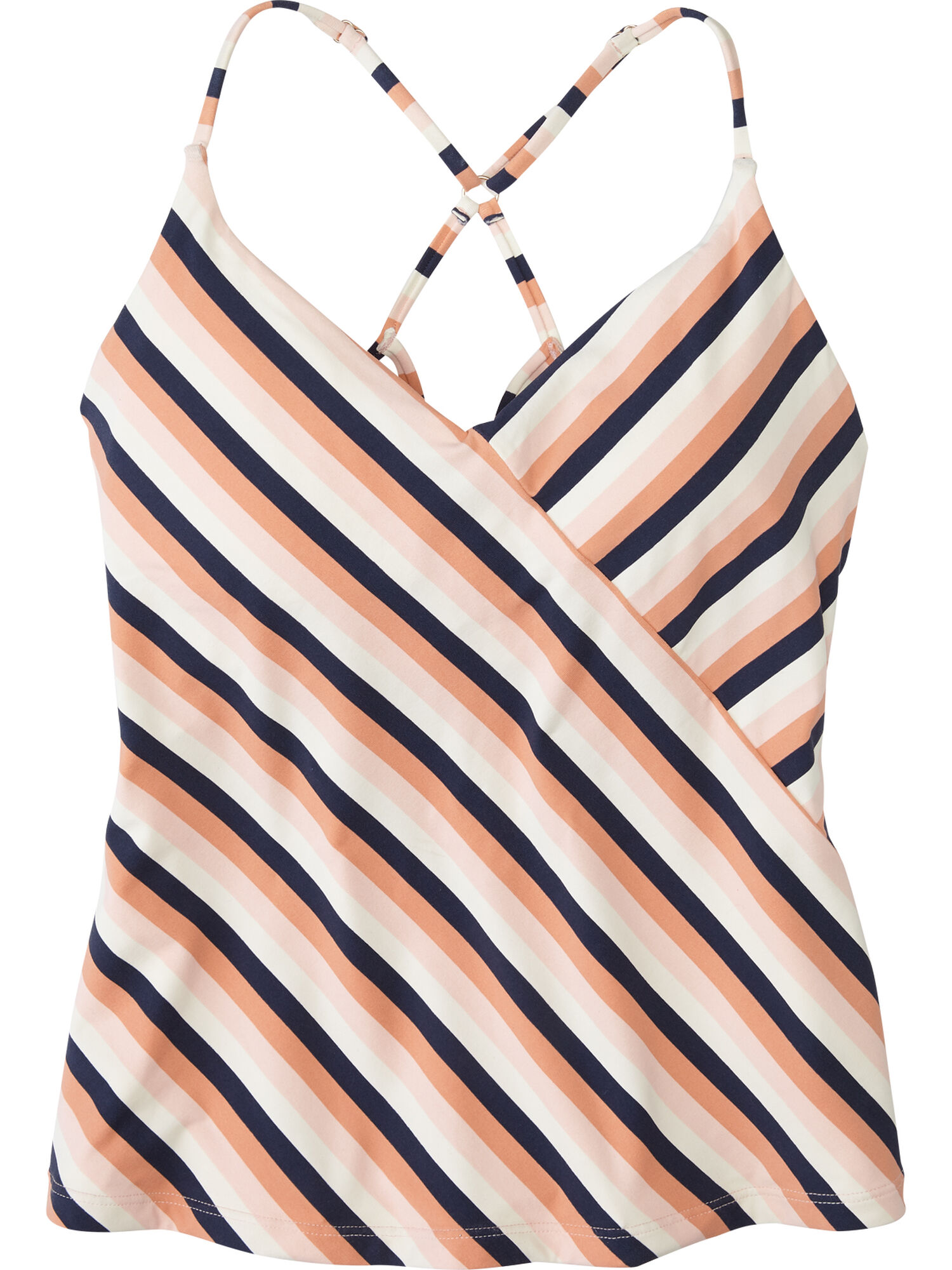 Goldie Tankini Top - Stripe, , original