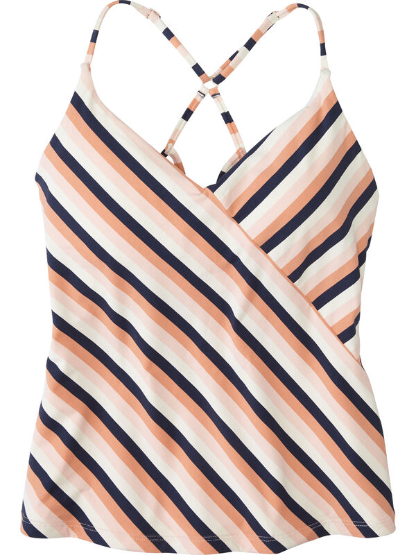 Goldie Tankini Top - Stripe, , original