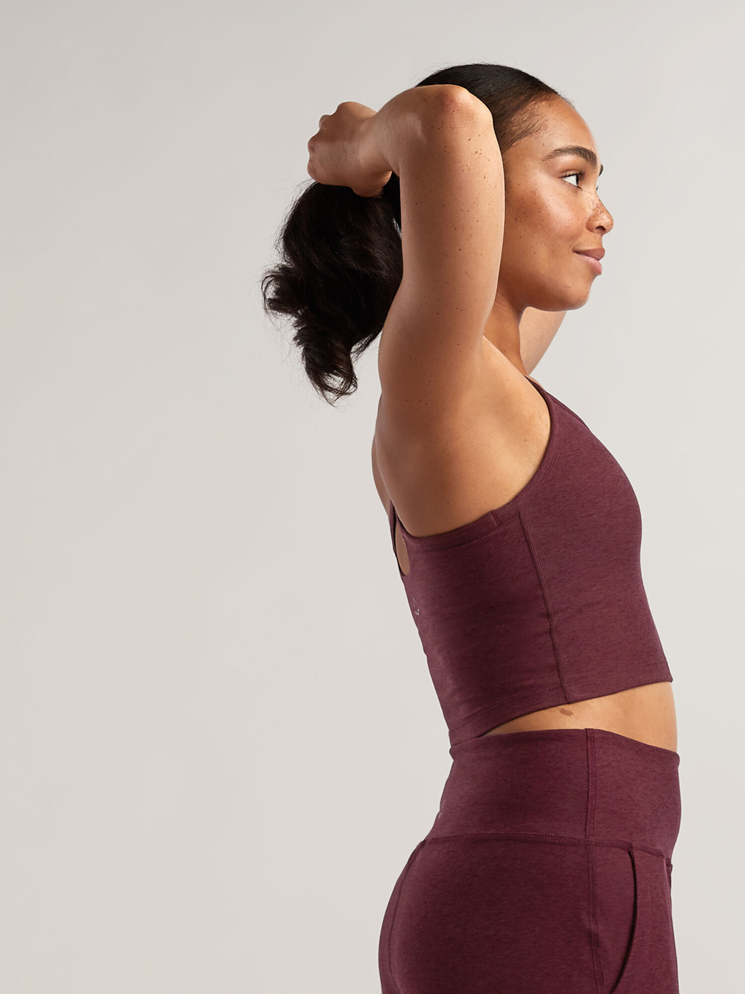 Spacedye Cropped Cami Bra Top, , original