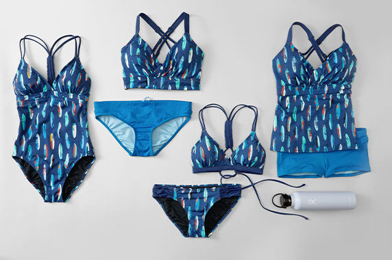 title nine bra sized swim