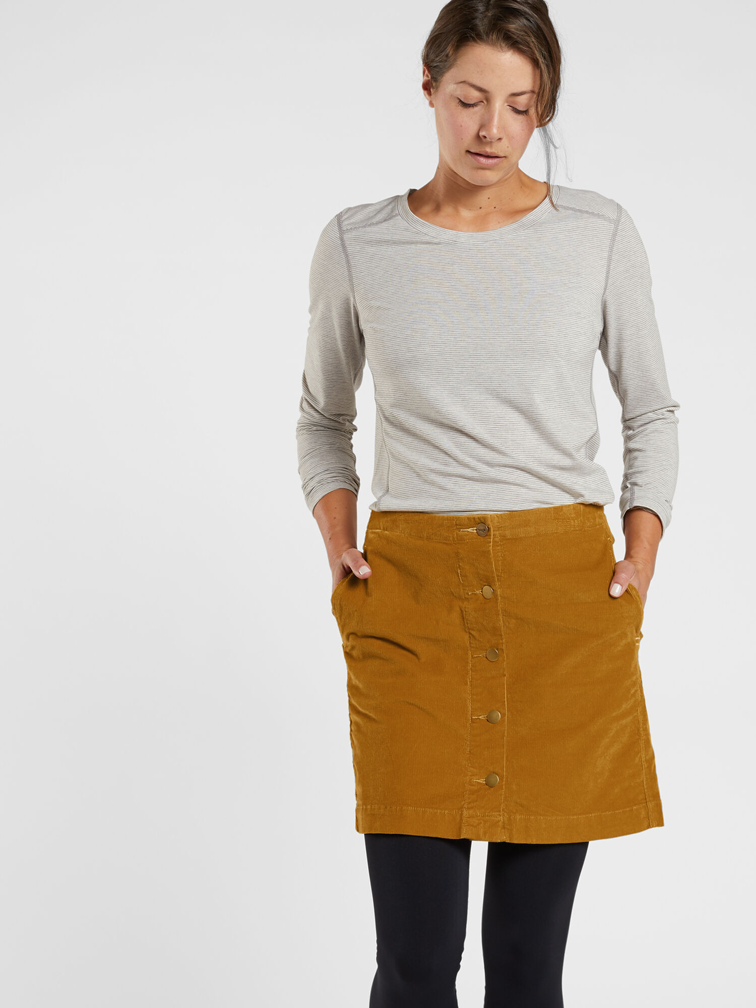 Cruise Corduroy Skirt, , model