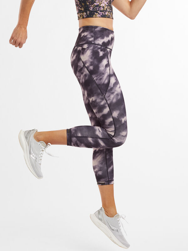 Mad Dash Reversible Crop Tights - Napili/Poipu, , original