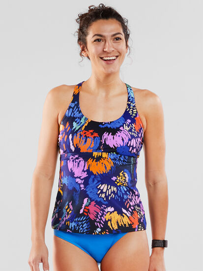 Real Deal Tankini Top - Floral Dervish, , original