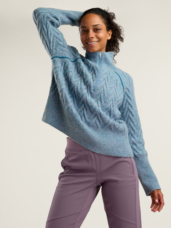 Krimson Klover Devyn Quarter Zip Sweater