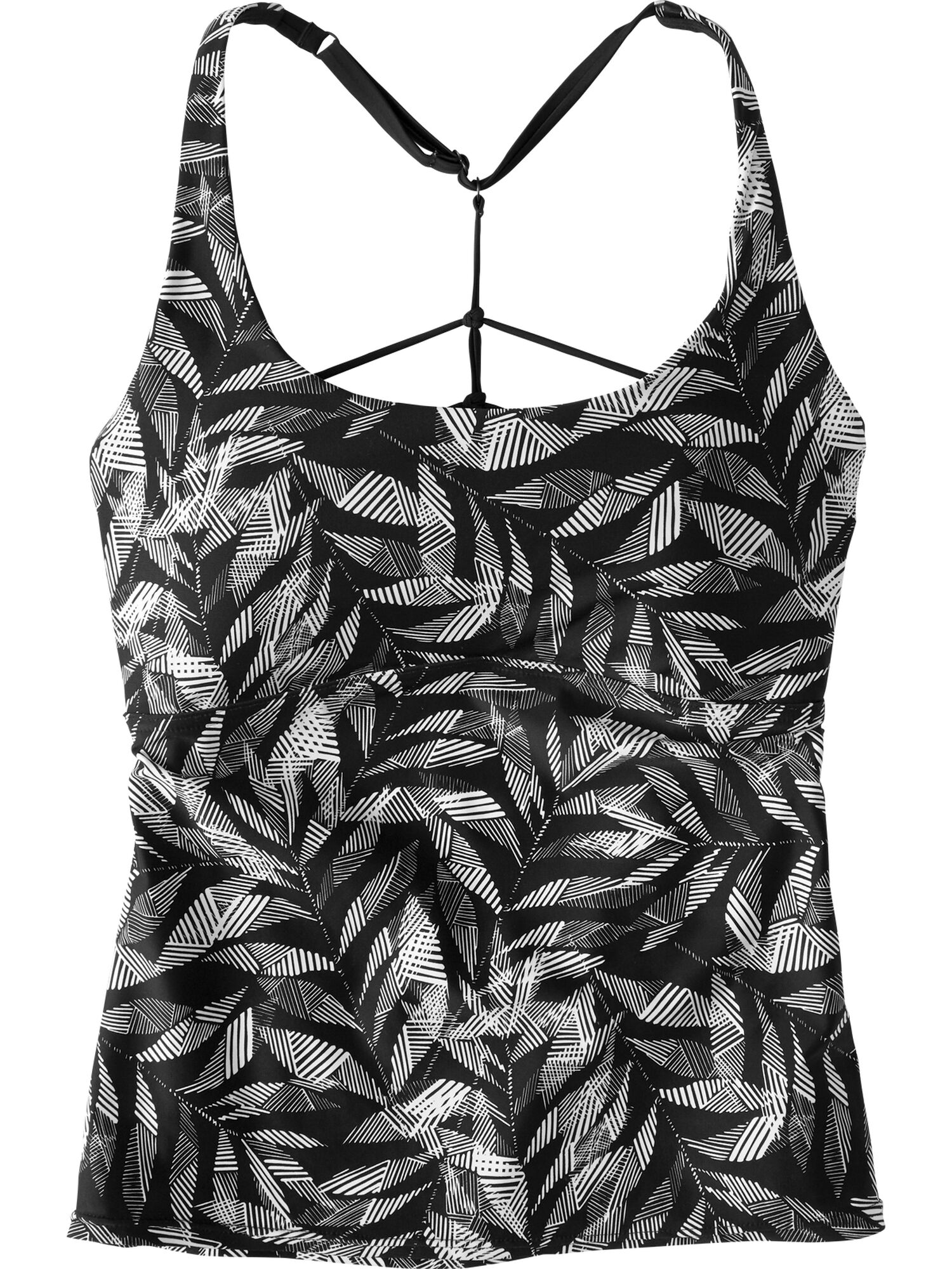 Desis Spider Tankini Top - Black Springtime, , original
