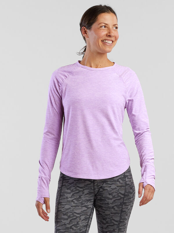 Grace Raglan Long Sleeve Tee - Curved Hem, , original
