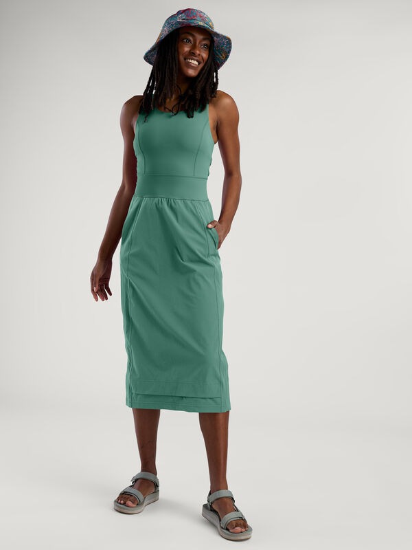 Built In Bra Dress: Limitless Midi