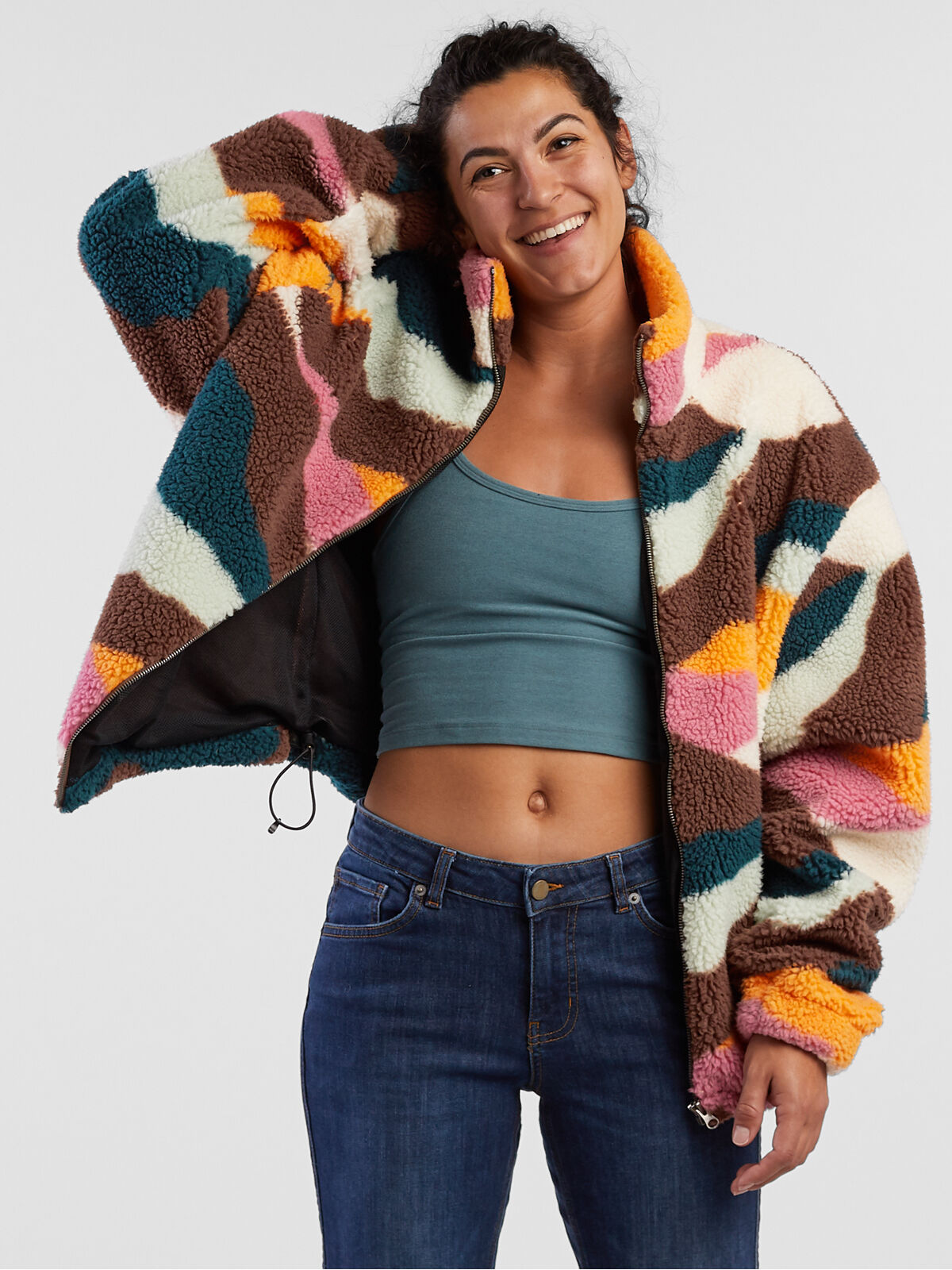 Women's Sherpa Fleece Jacket: Gypsi | Title Nine