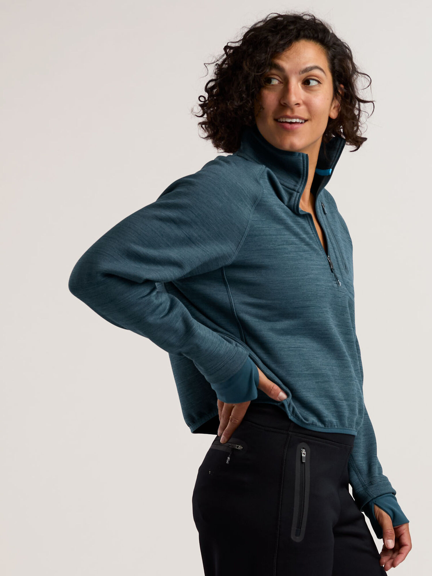 Crash 1/2 Zip Fleece Sweatshirt, , original