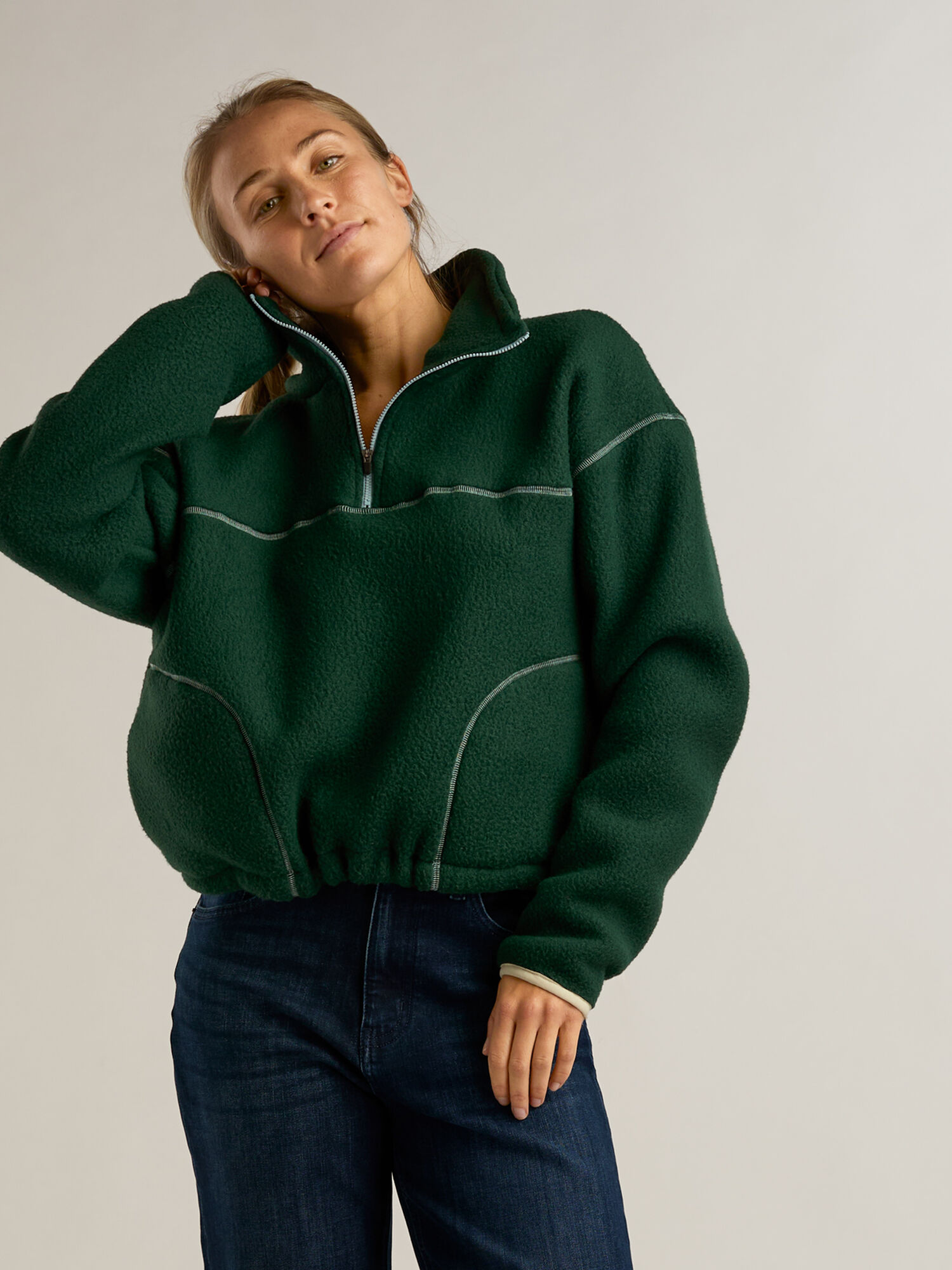 Freel 1/4 Zip Fleece Pullover, , original