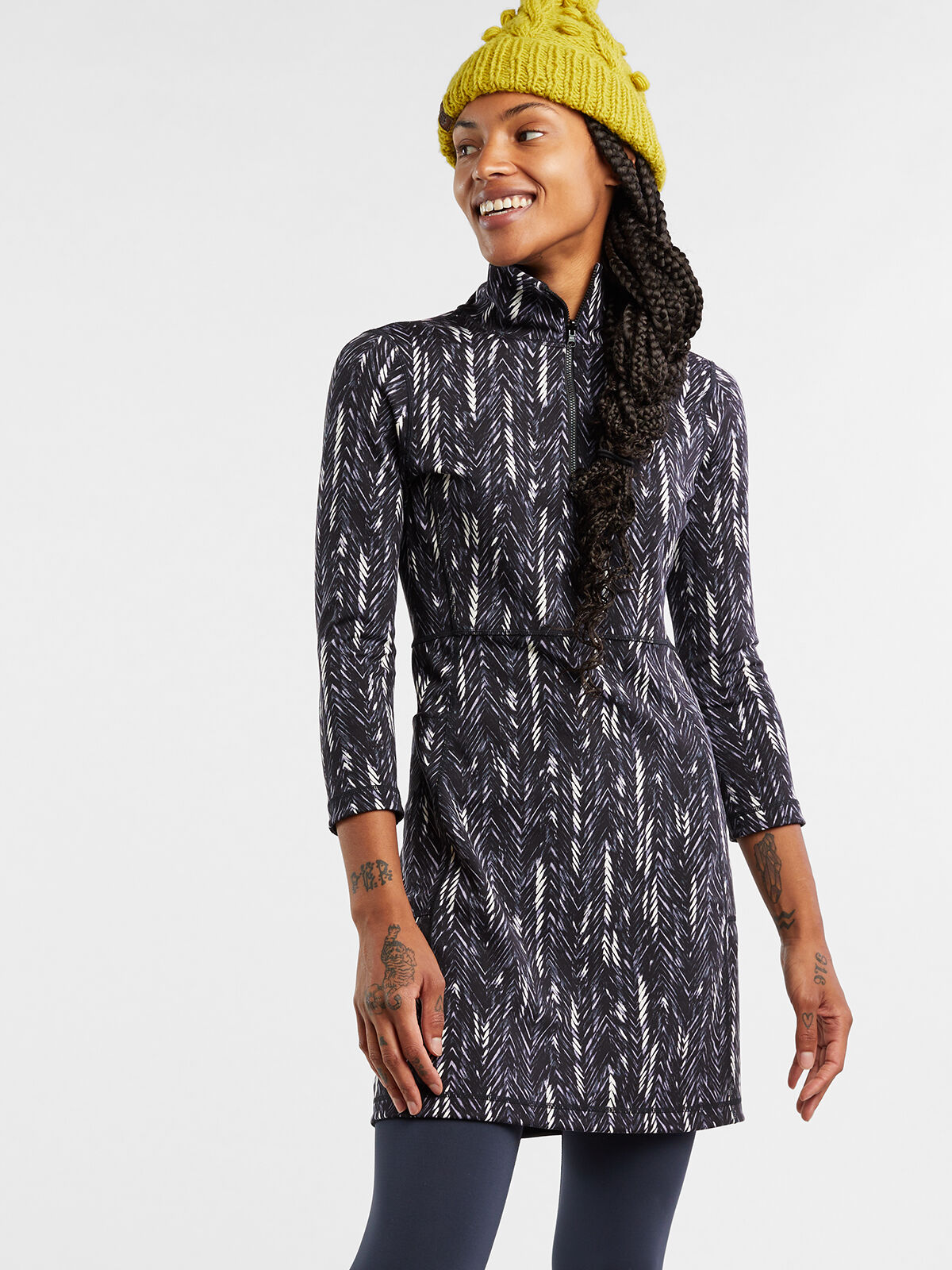 Reversible Dress Hyperspeed Sleet Title Nine
