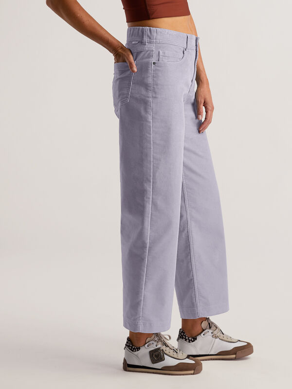 Miraculous Wide Leg Cropped Corduroy Pants, , original