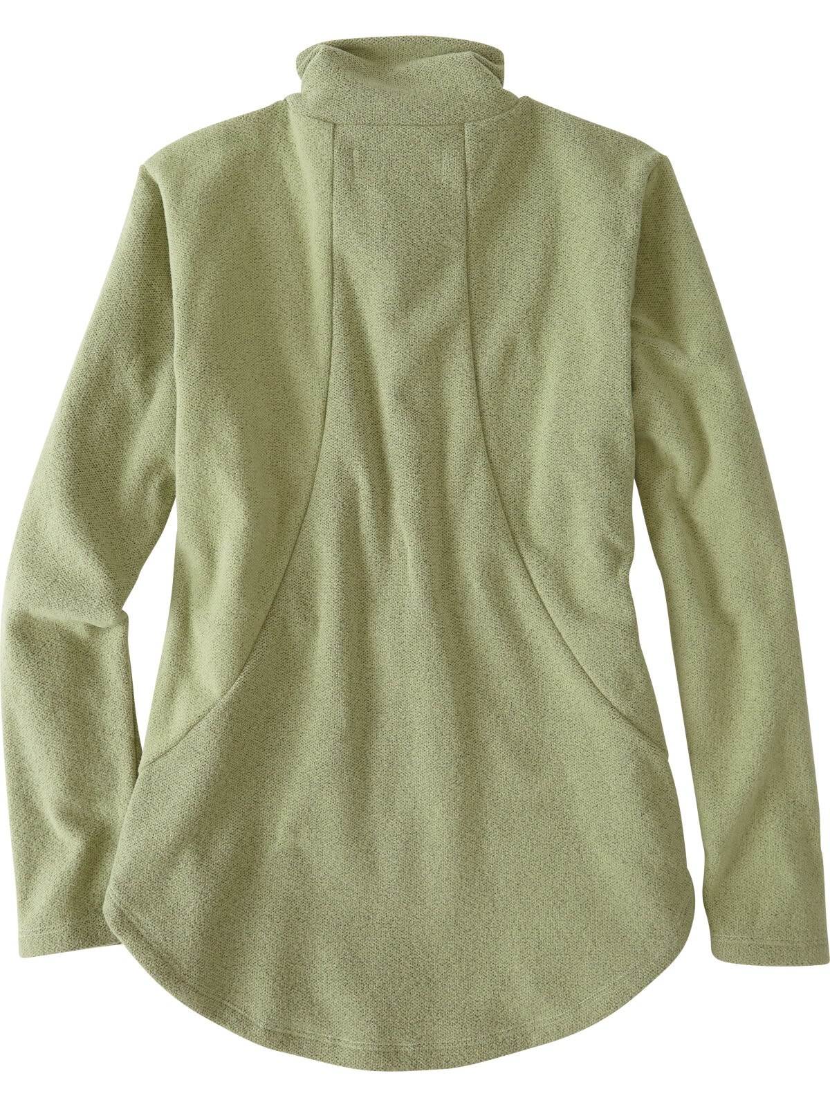 【WONDER WONDER】spring pocket 2way collar crop rib zip-up Women's Fleece Pullover: Small Wonder | Title Nine