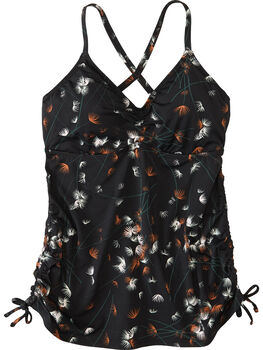 Capitola Underwire Tankini Top - Feather Floral