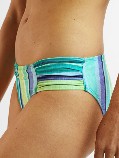 Holy Grail Bikini Bottom - Madras Stripe: Image 5