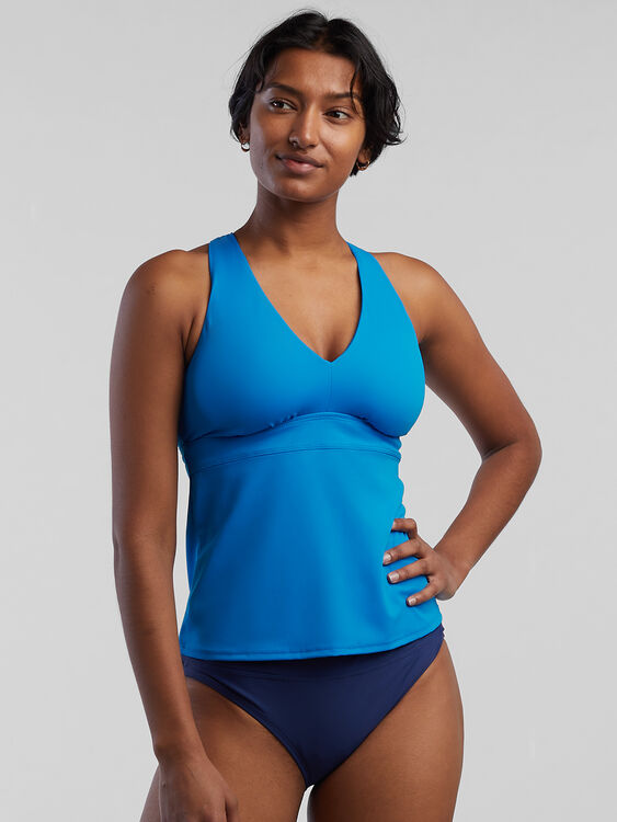 Sporty Tankini: Better Solid | Title Nine