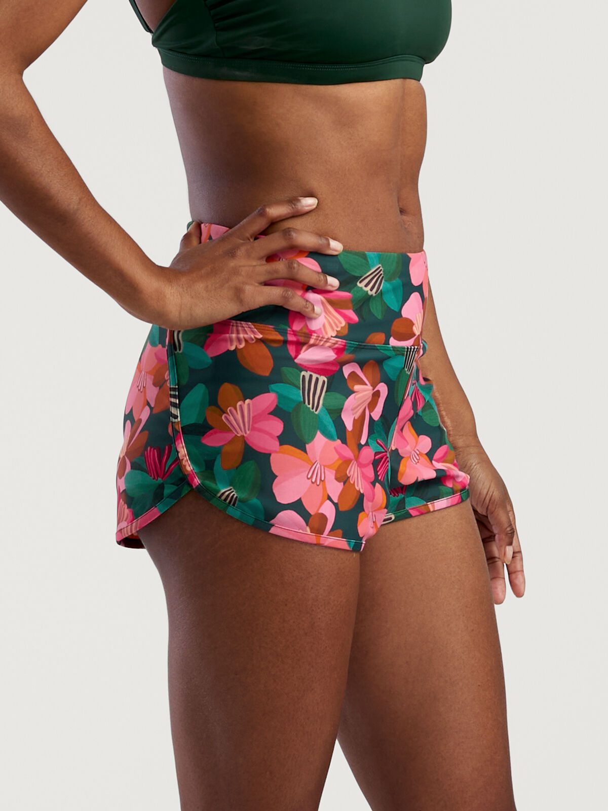 Nalu Paddle Board Shorts - Fiesta Full Coverage Swim Shorts