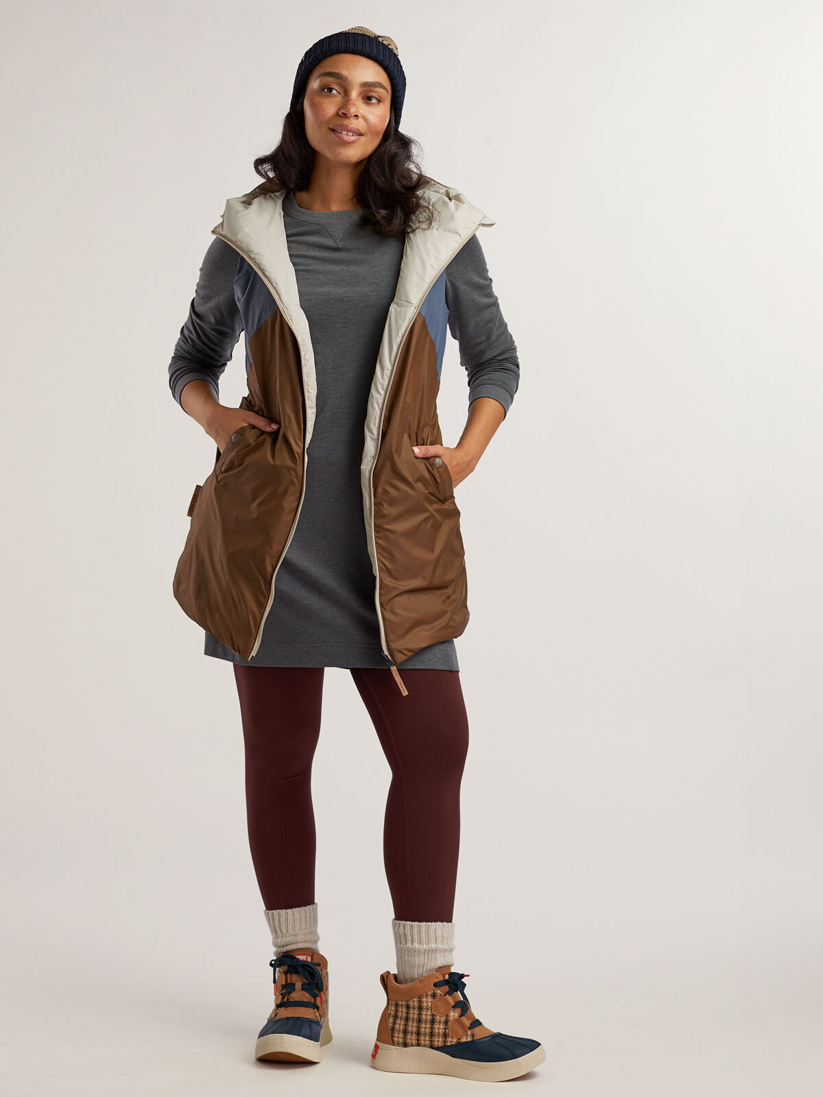 Indyeva Insulated Long Vest: Fortuitous | Title Nine