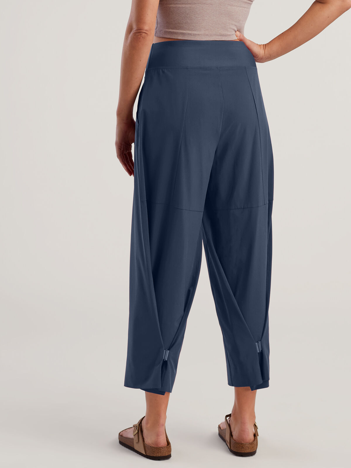 High Waisted Wide Leg Pants Round Trip