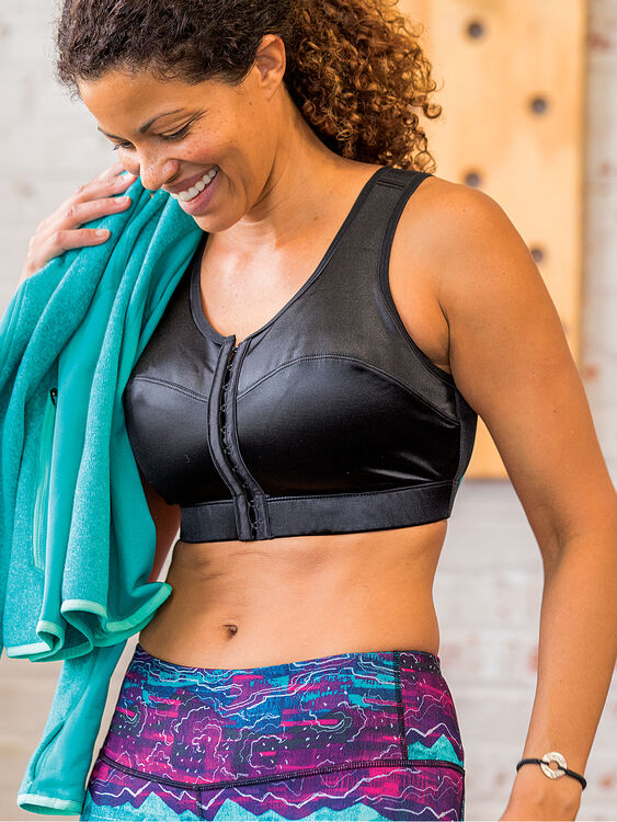 These Sports Bras Have Hooks In The Back & They'll Fit Better Than Your Old  Favorite
