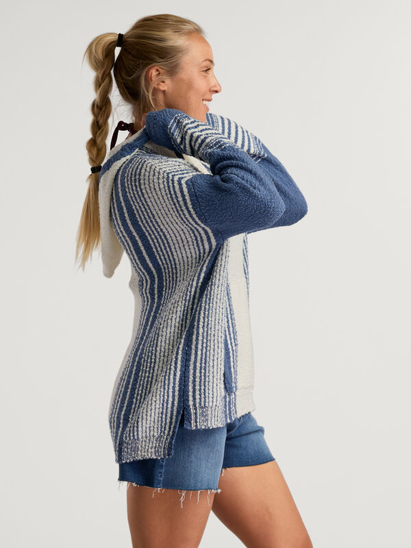 Sayulita Beach Sweater | Hasson Women's Cotton Sweater