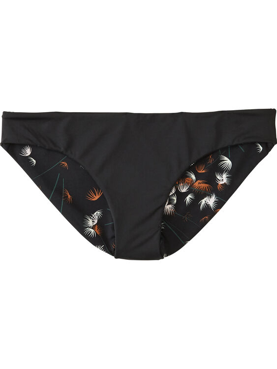 Tidal Reversible Bikini Bottom - Feather Floral/Black, , original