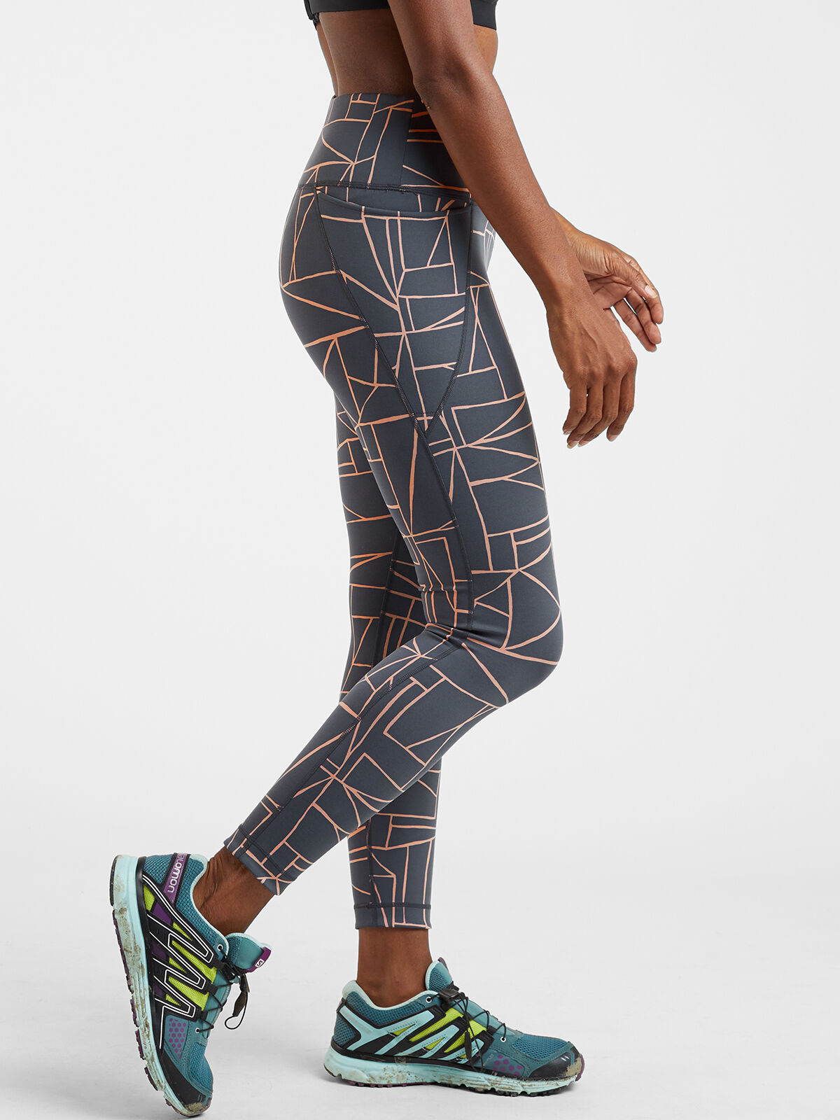 Tartan running shop leggings