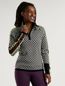 Women's Quarter Zip Sweater: Super Power