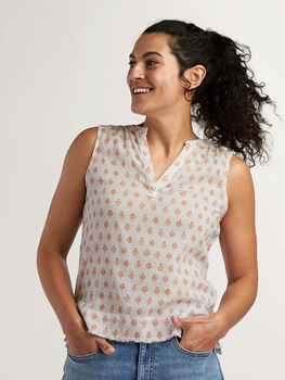 Moorea Gauze Sleeveless Top
