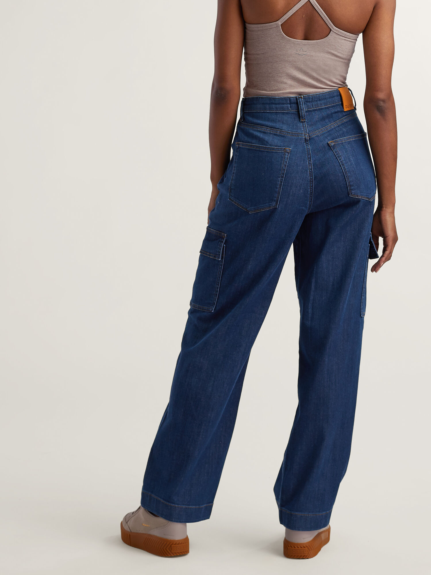 Performance High Rise Cargo Jeans, , original