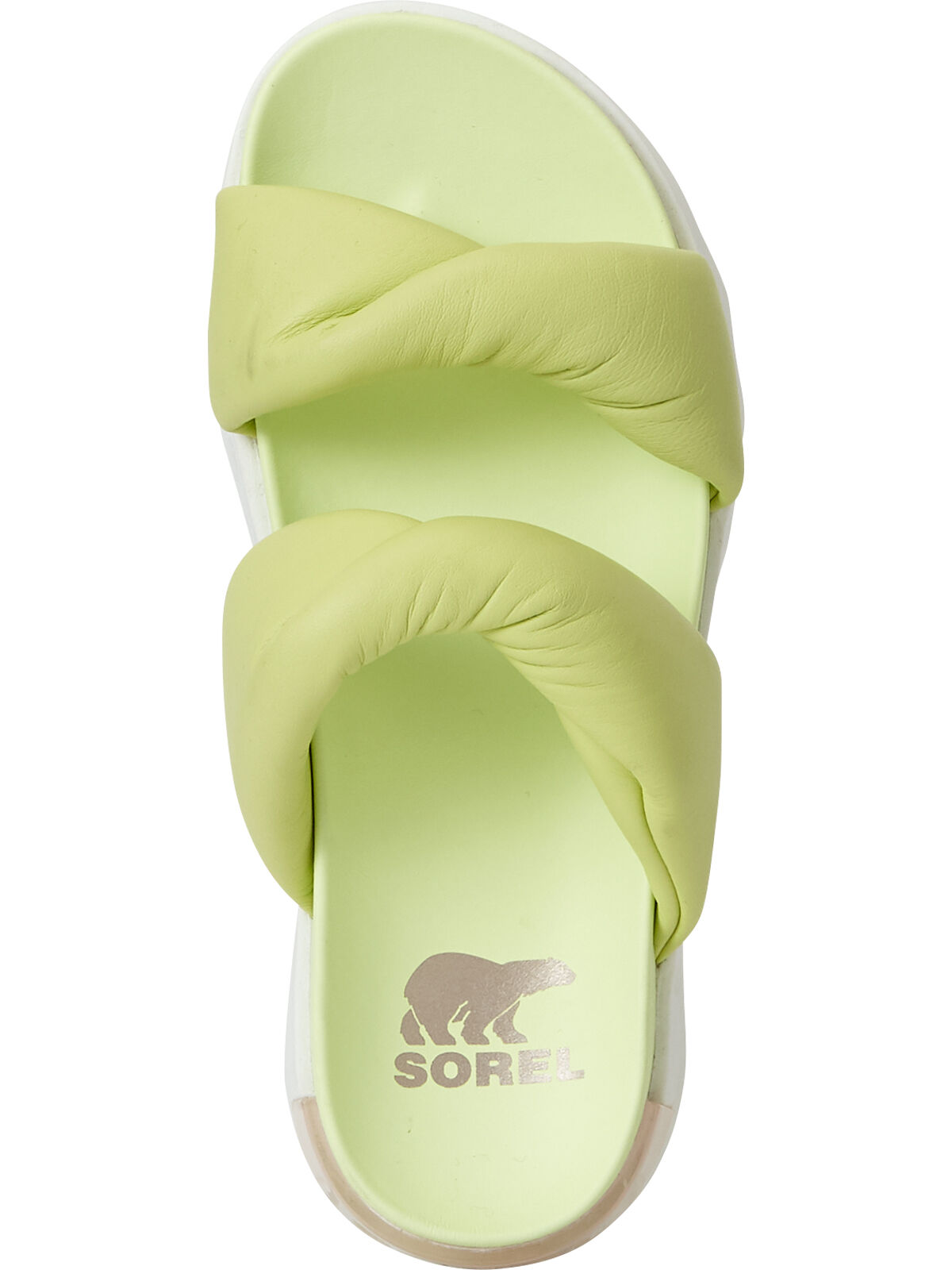 Sorel Women s Viibe Twist Slide Honest Beige Sea Salt