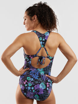Selkie High Neck One Piece Swimsuit - Amazonia