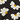 Samba Skort, Black Half Daisy Print, swatch