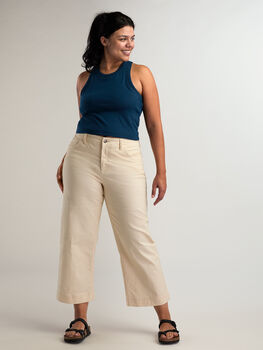 Toad&Co Wide Leg Cropped Pants Miraculous