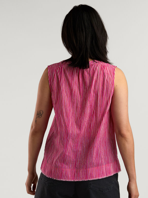 Moorea Gauze Sleeveless Top, , original