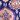 Lehua Bikini Bottom - Porto, Cobalt Print, swatch