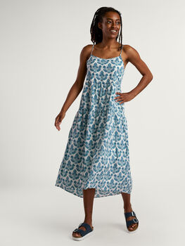 Prana Lata Beach Maxi Dress with Shelf Bra | Title Nine