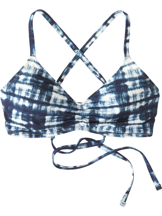 Capitola Underwire Bikini Top - Navy Tie Dye, , original