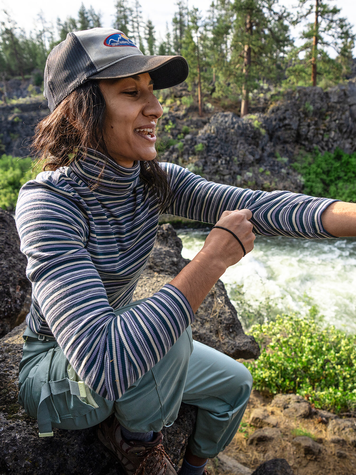 Headlands Ribbed Turtleneck, , model