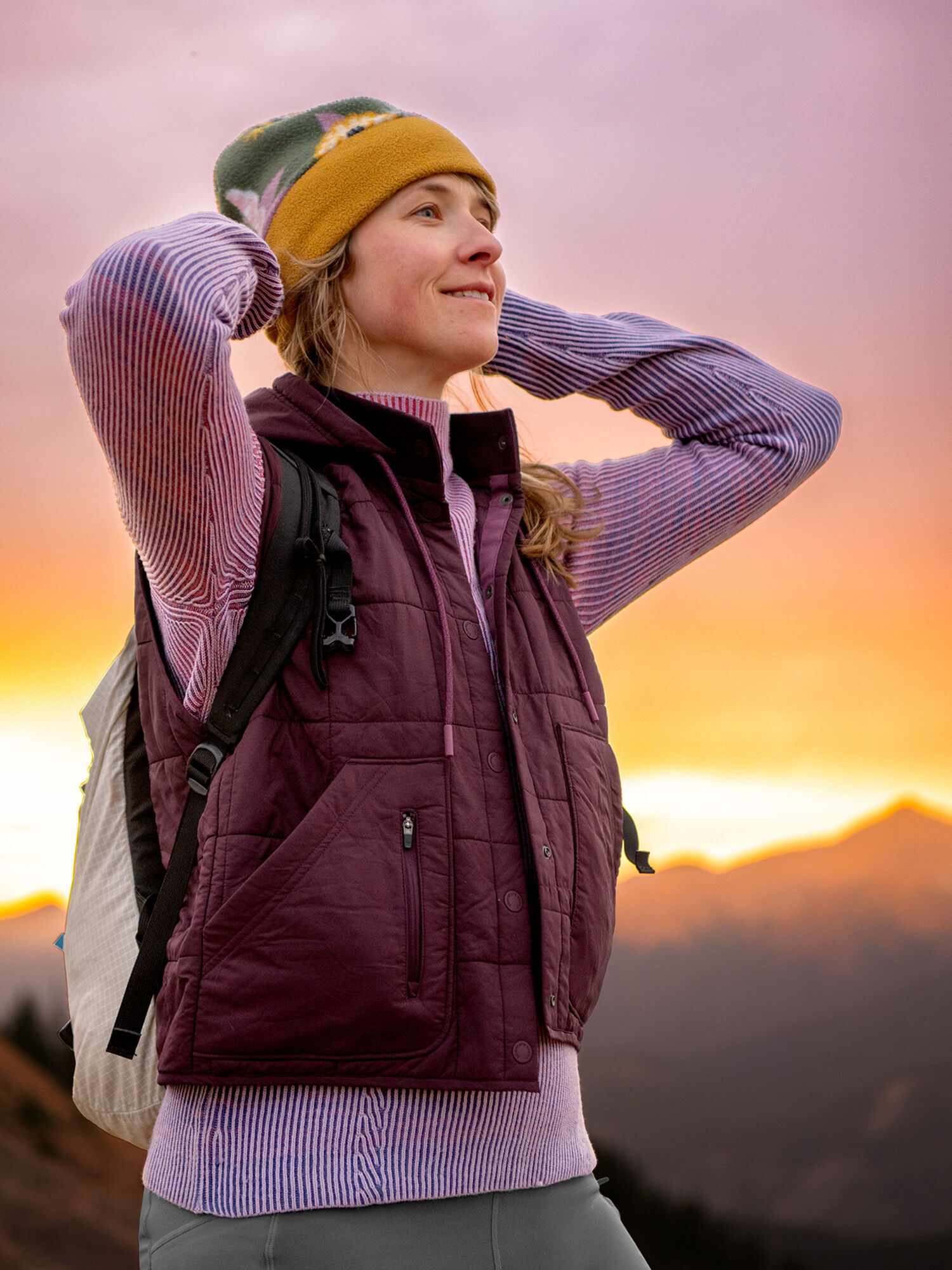 Summit Funnel Neck Sweater, , model