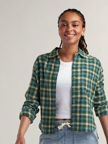 Plaiditude Cropped Shirt