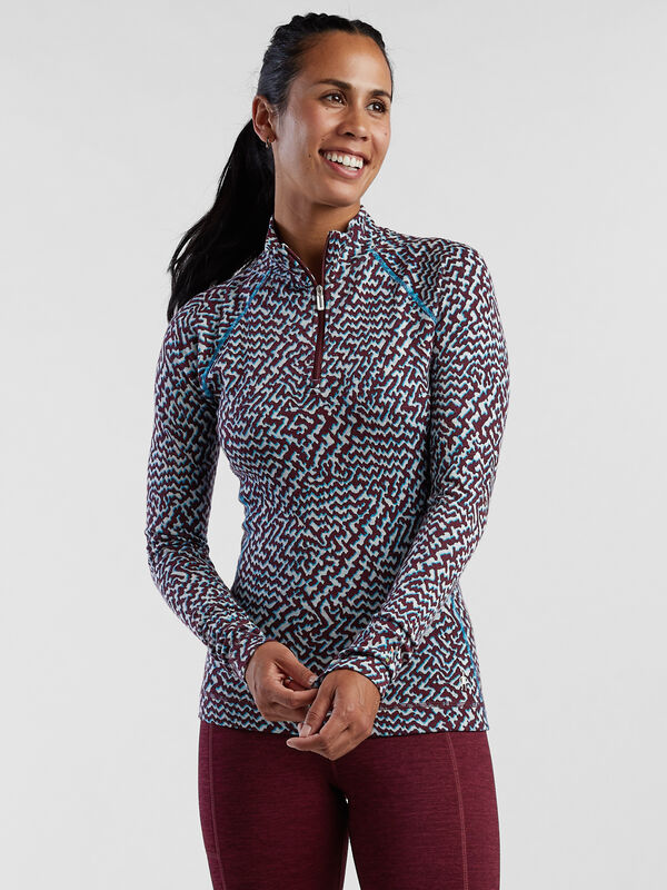 Smartwool Base Layer Wonder Woman 1/4 Zip Top